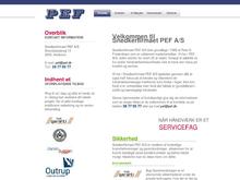 Snedkerfirmaet P.E. Frederiksen. Pef A/S